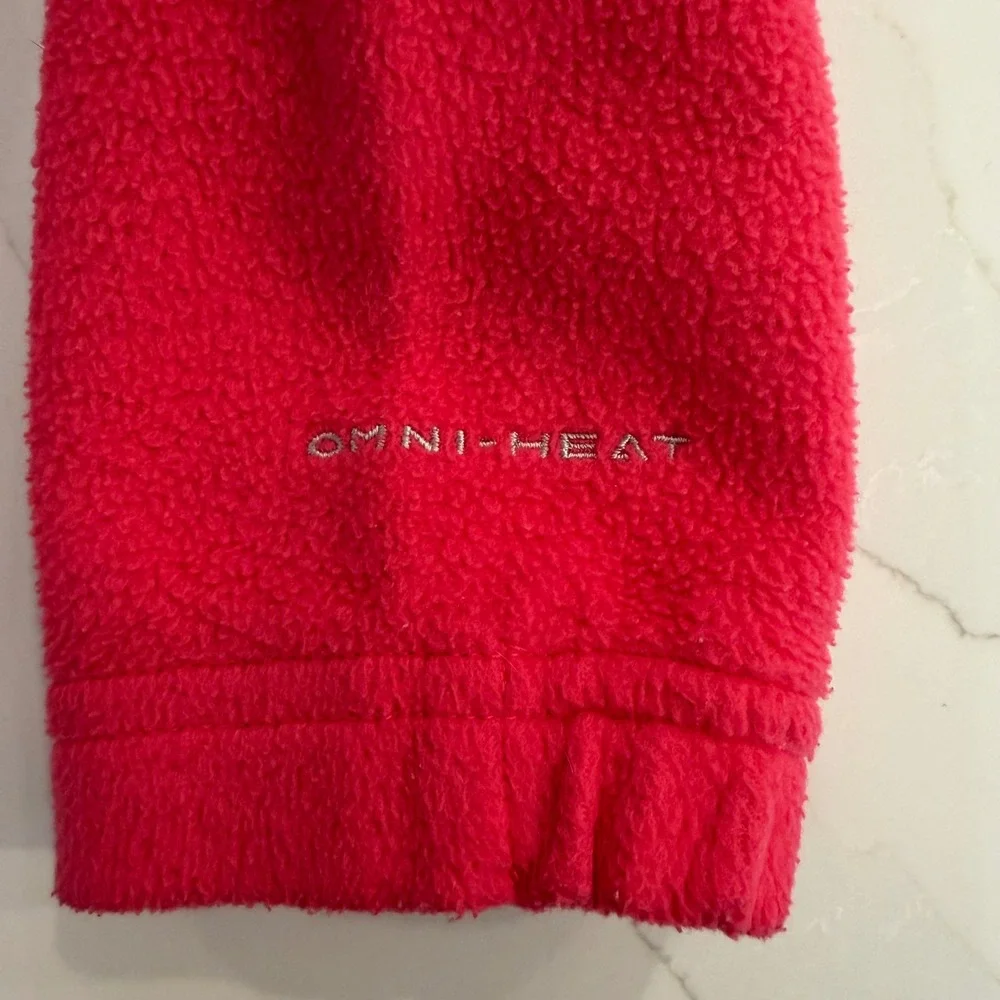 Columbia Girls Pink Fleece Jacket‎ Omni Heat Interchange Size S